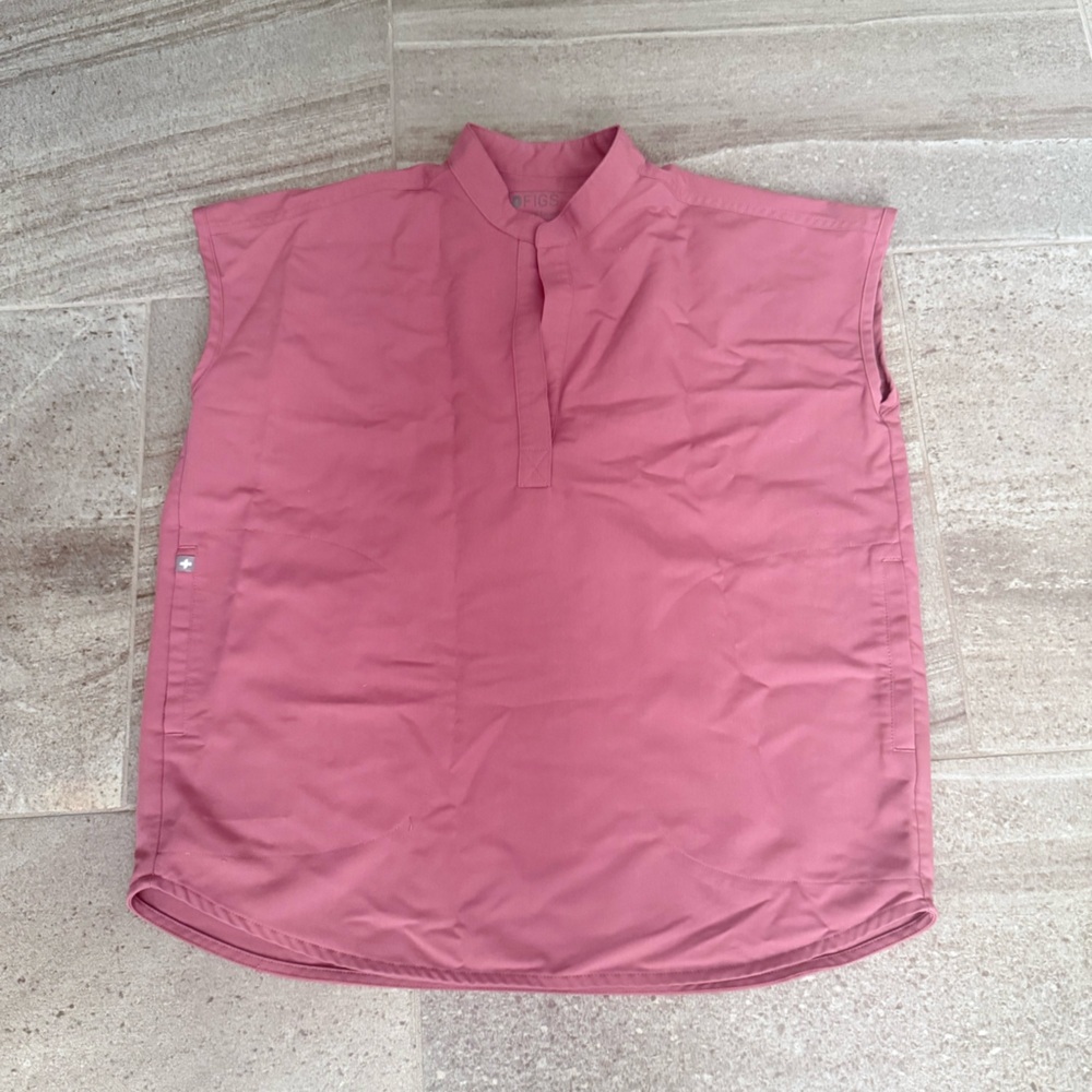 Figs Blush Pink Scrub Top
